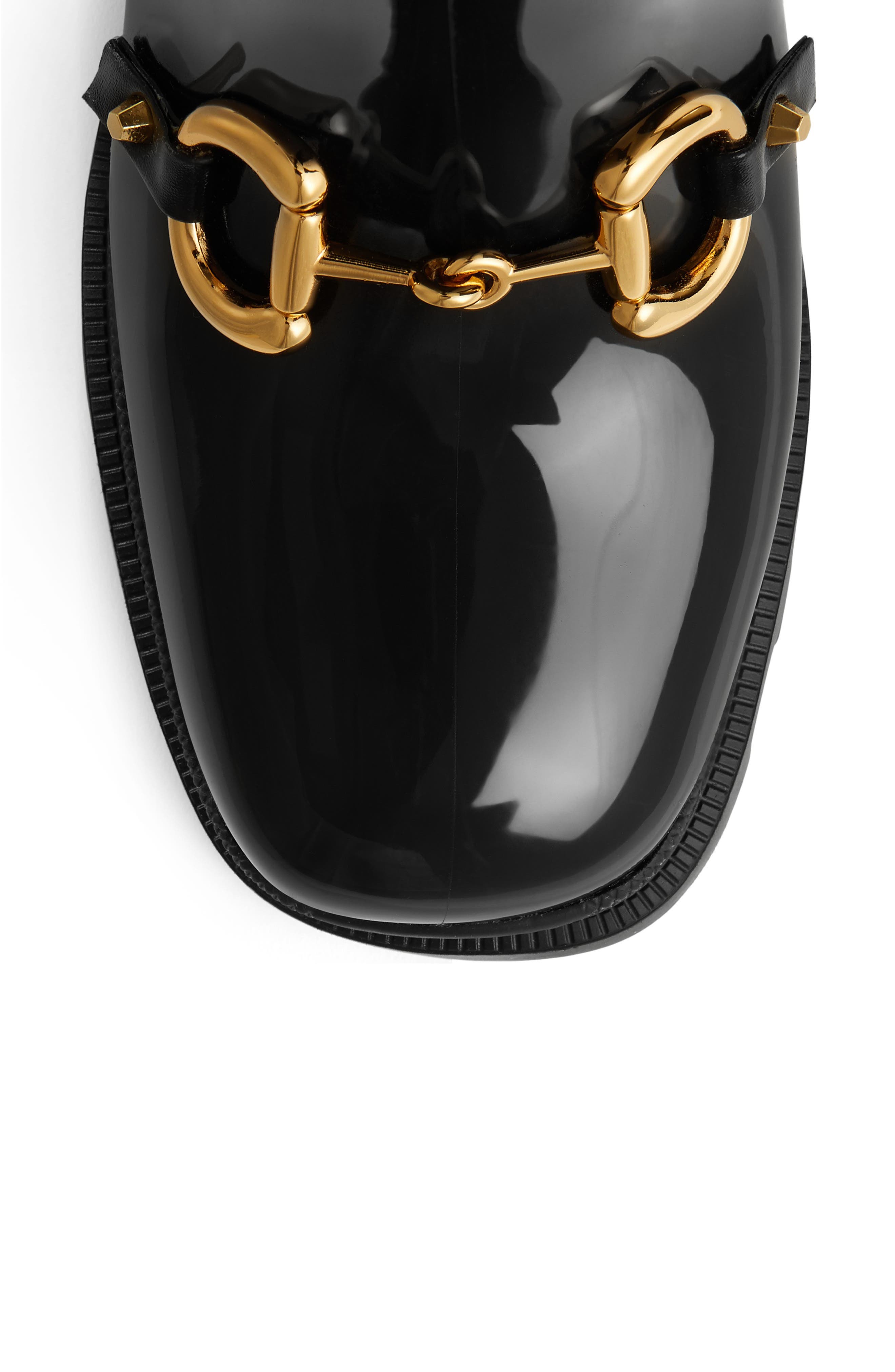 Gucci Trip Lug Knee High Rain Boot, Alternate, color, 