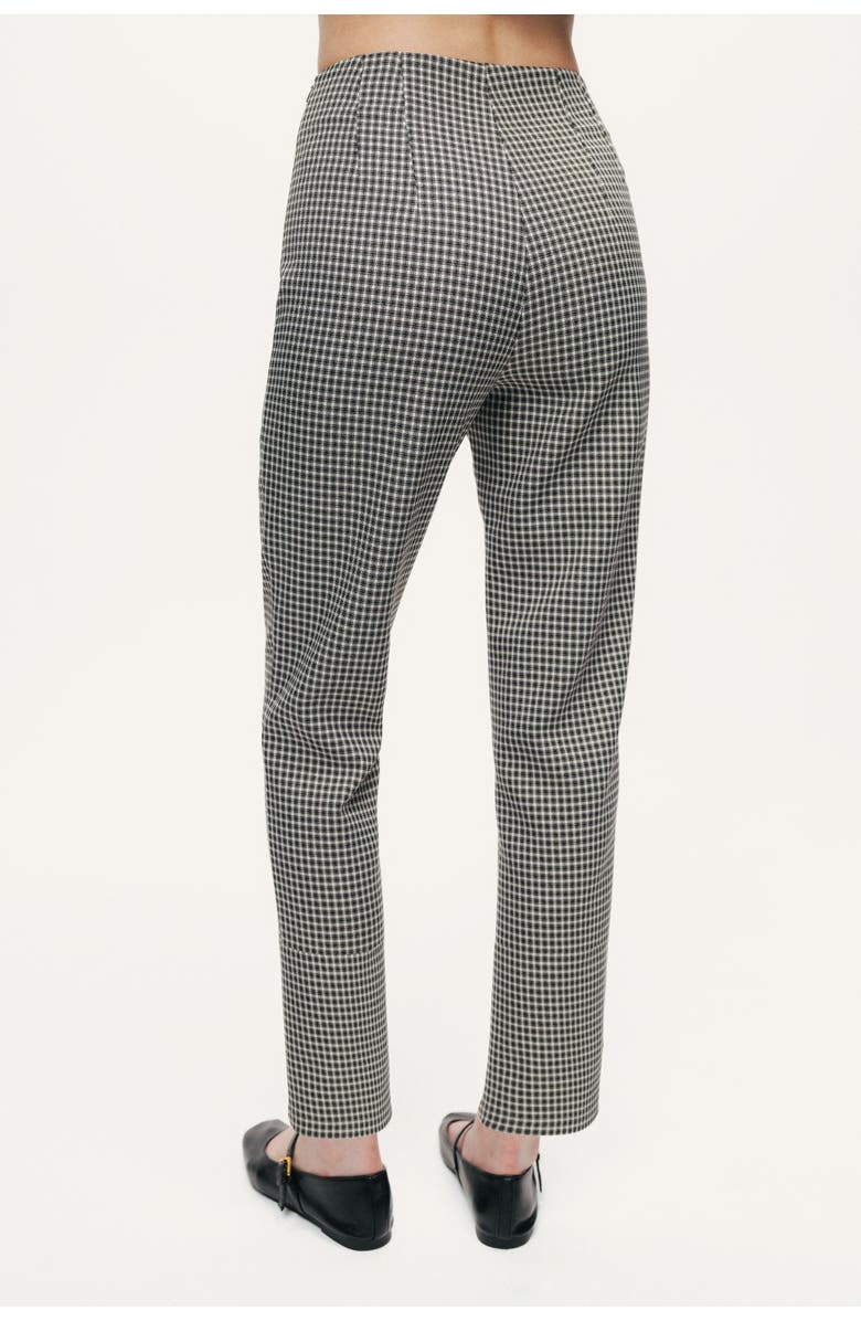 Nocturne Tailored Micro Check Cigarette Pants, Alternate, color, Multi-Colored