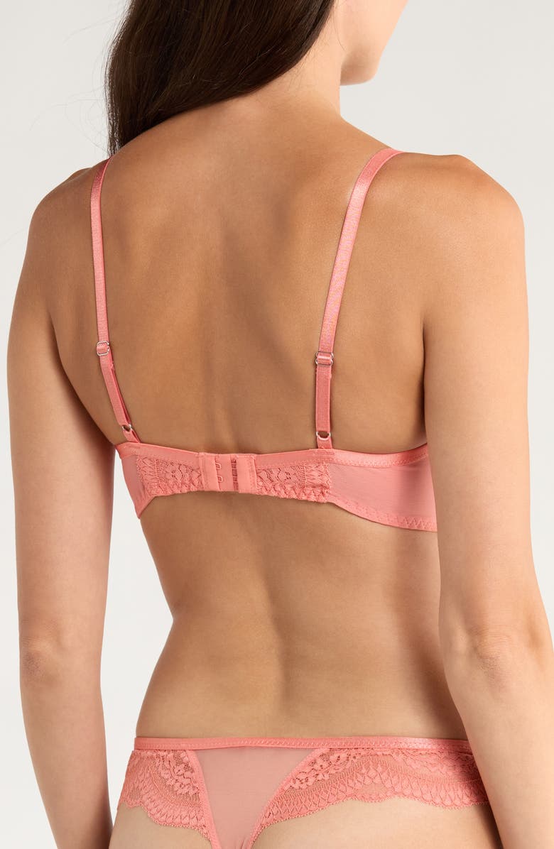 Hunkemöller Robijn Strappy Lace Underwire Bra, Alternate, color, Lantana