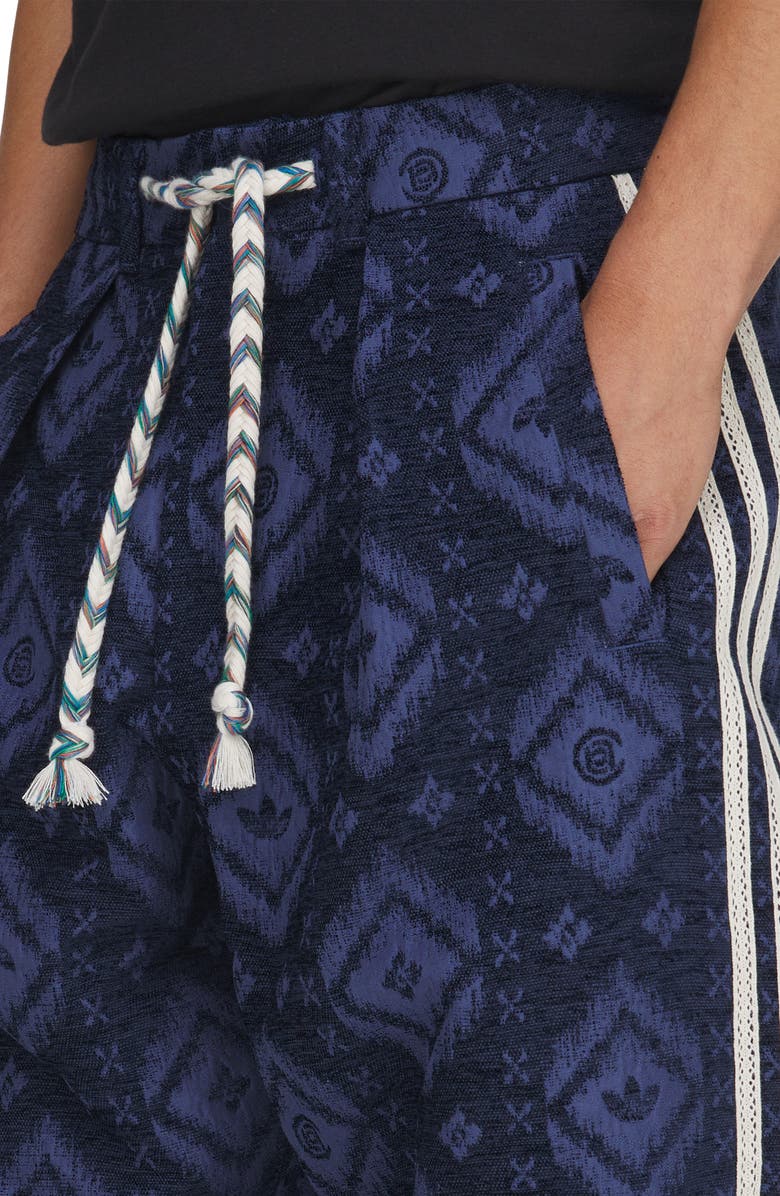 adidas Originals x CLOT Ikat Drawstring Pants, Alternate, color, Tech Indigo