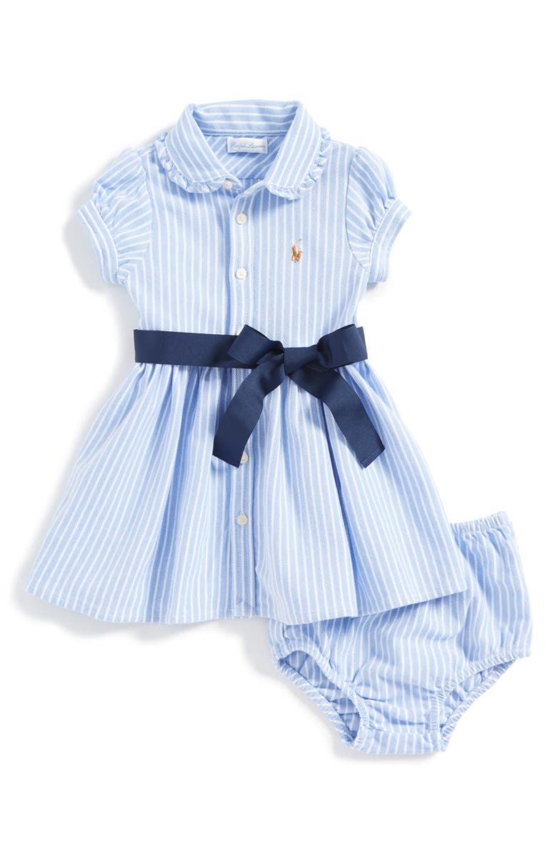 Ralph Lauren Oxford Polo Dress & Bloomers, Main, color,