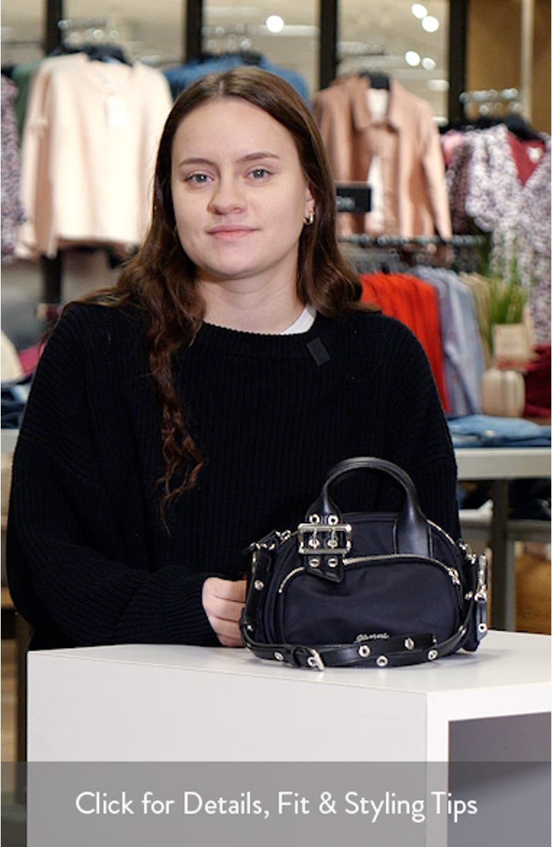 Small Bucky Polochon Crossbody Bag, sales video thumbnail