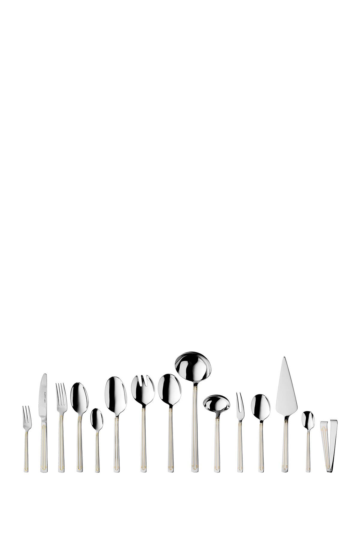BergHOFF Silver/Gold Ralph Kramer Heritage 72-Piece Flatware Set