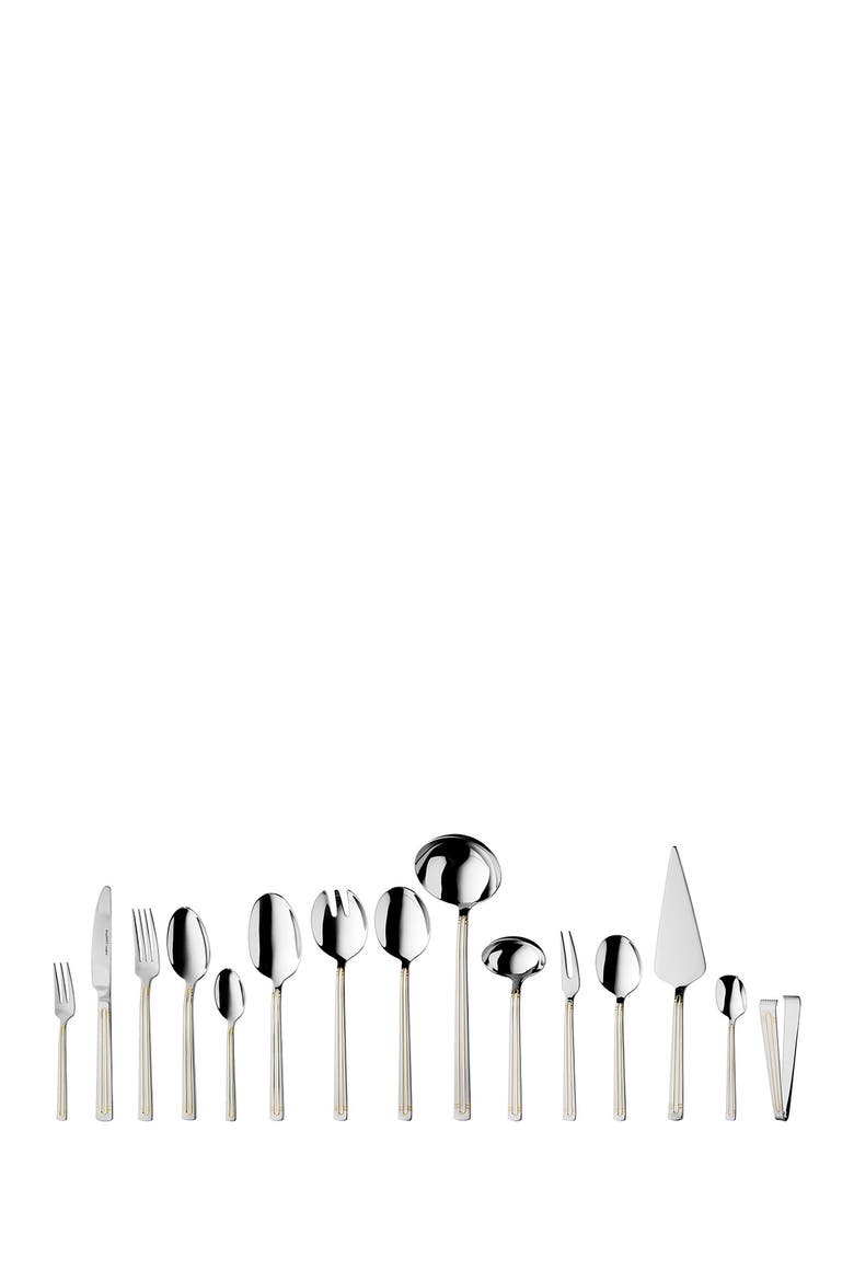 Silver/Gold Ralph Kramer Heritage 72-Piece Flatware Set, Main, color, SILVER