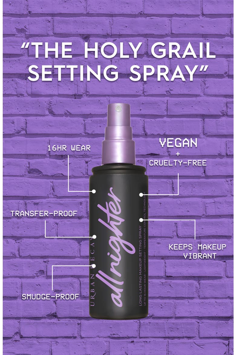All Nighter Long-Lasting Makeup Setting Spray, Alternate, color, NO COLOR