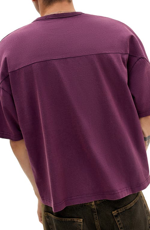 Bdg Urban Outfitters 98 Athletic Relaxed Fit Graphic T-shirt In Burgundy