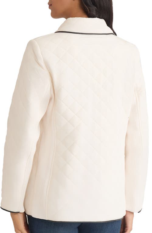 Jones New York Quilted Jacket In Neutral