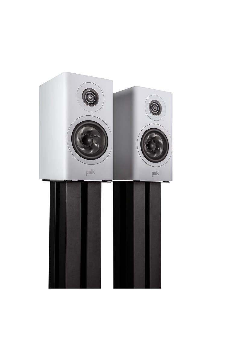 Polk Audio Reserve R100 Compact Bookshelf Speaker - Pair, Alternate, color, White