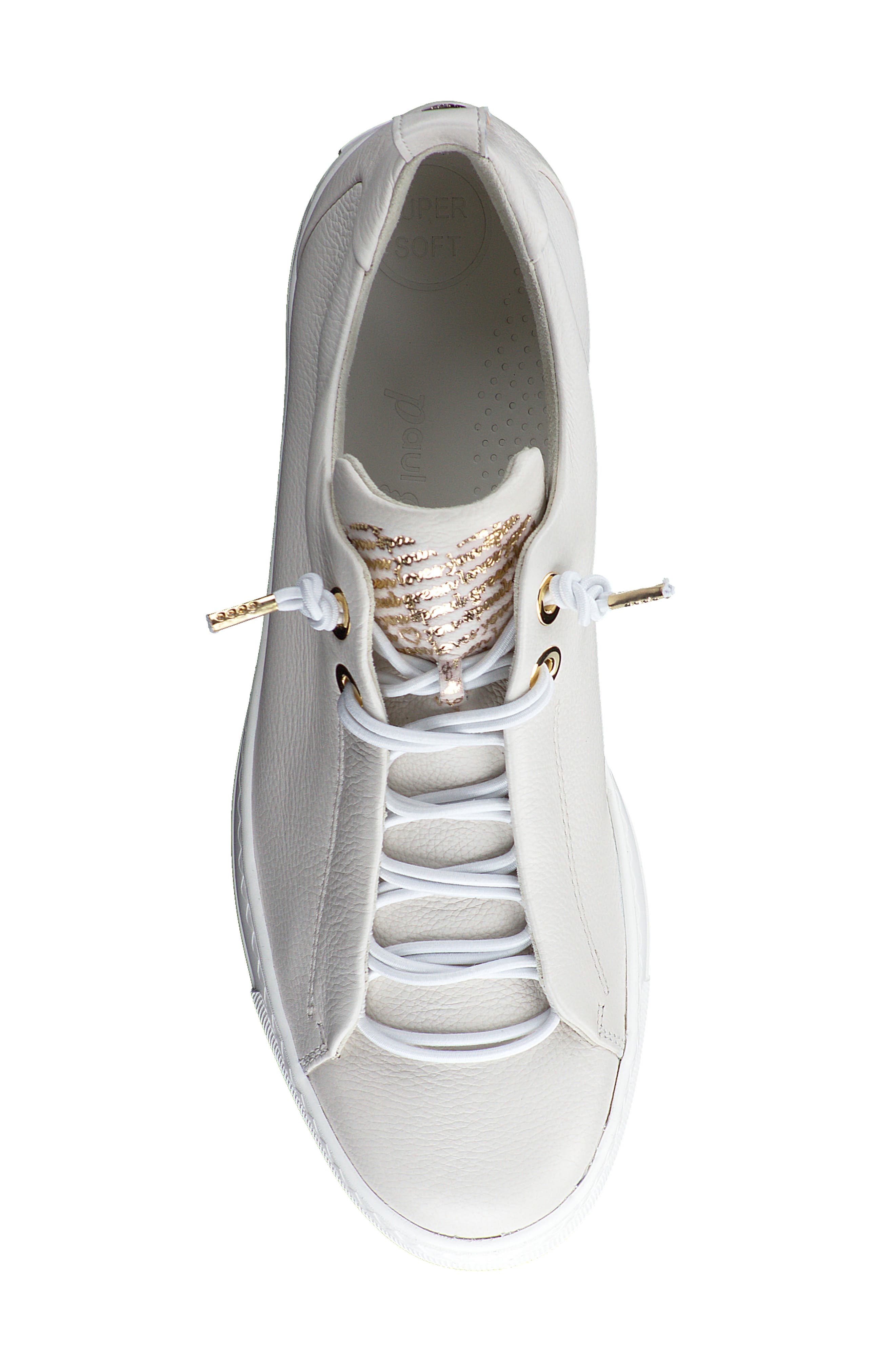 Faye Sneaker, Alternate, color, IVR MC LEA