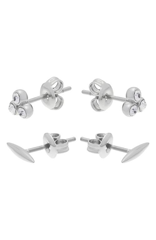 Reiss Mira Micro Set Of 2 Stud Earrings