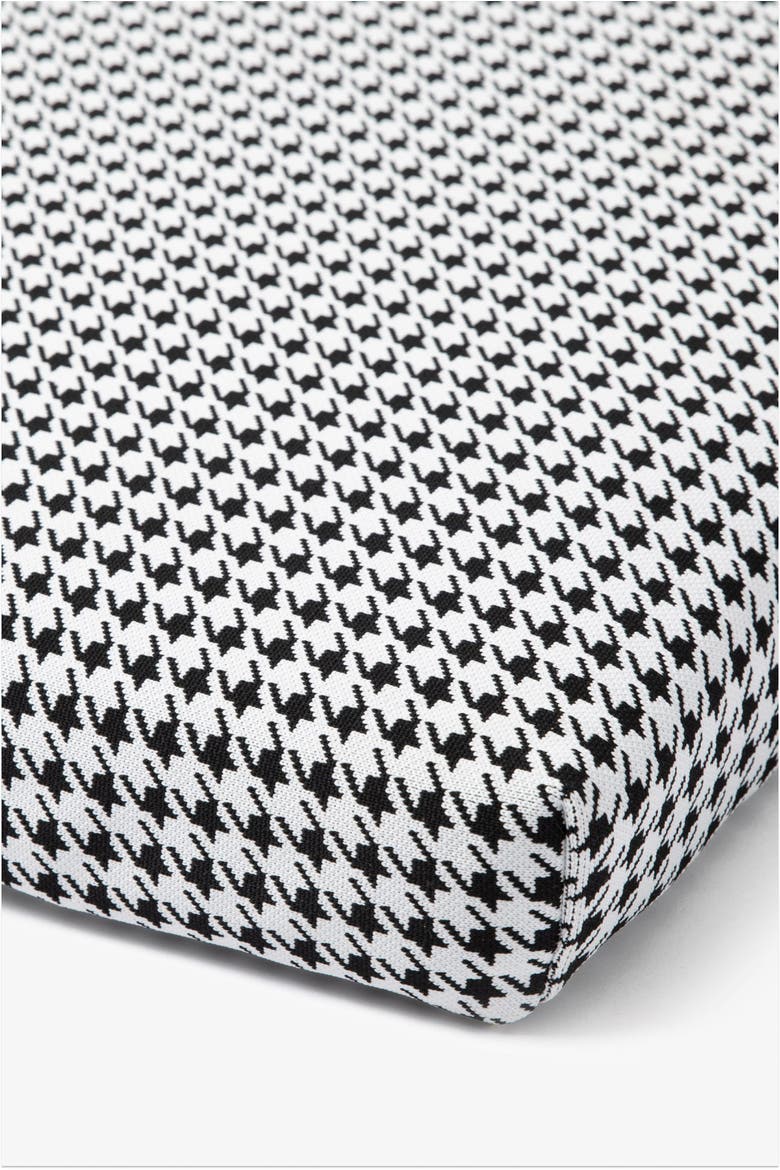 Houndstooth Dog Bed, Alternate, color, Black
