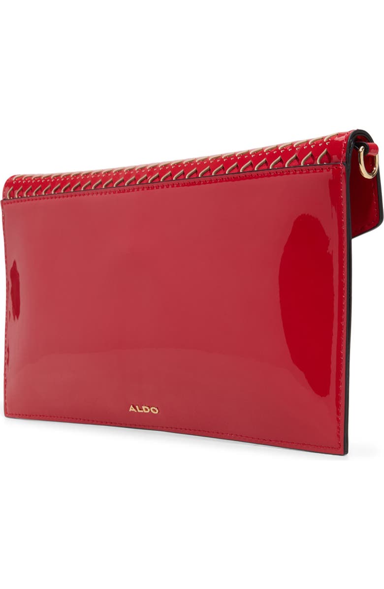 ALDO Love Clutch, Alternate, color, Red