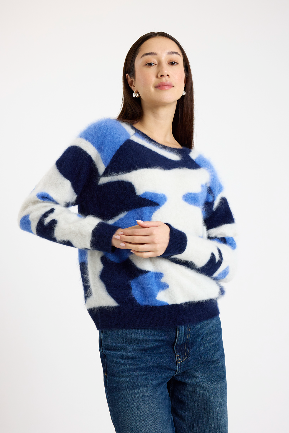 Brushed 100% Cashmere Sweater - image 3