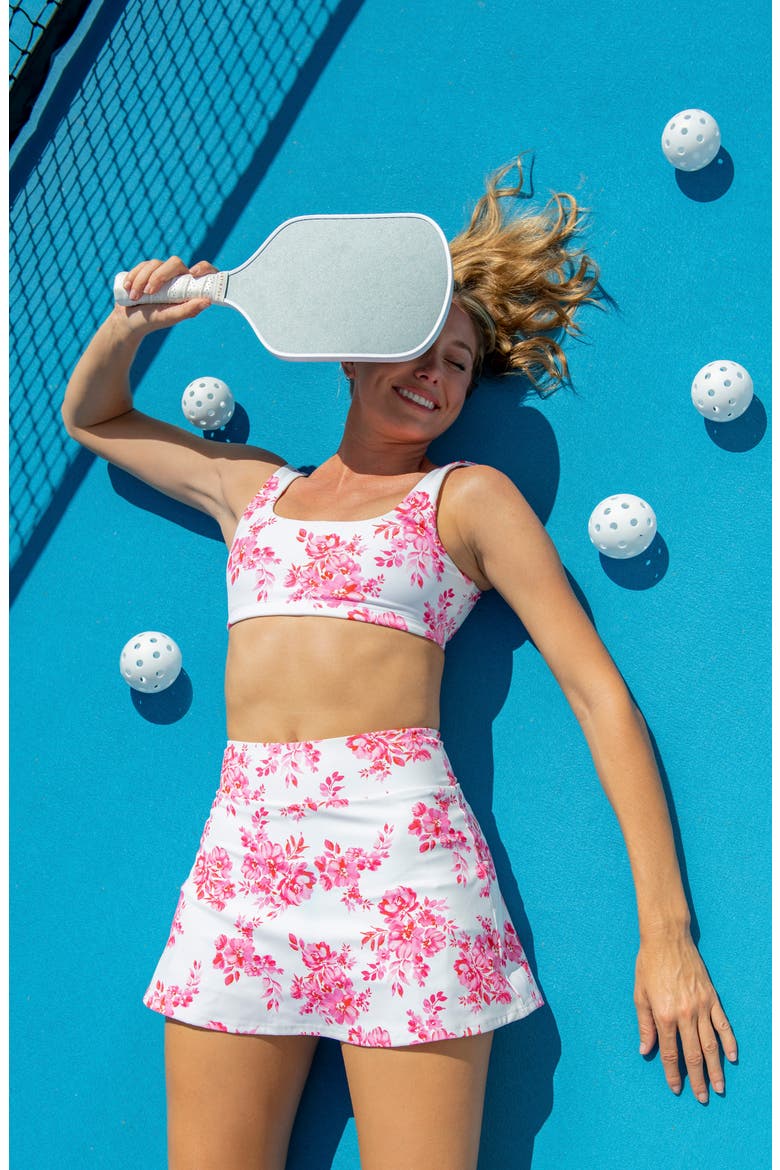 Rally Rose Sports Bra, Alternate, color, WHITE