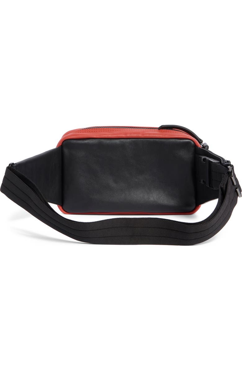 Longchamp 3D Sport Leather Belt Bag, Alternate, color, Brick