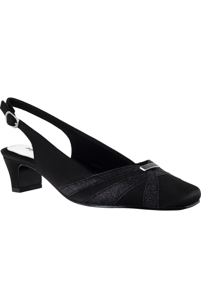 EASY STREET Pilar Square Toe Slingback Kitten Heel - Multiple Widths Available, Main, color,