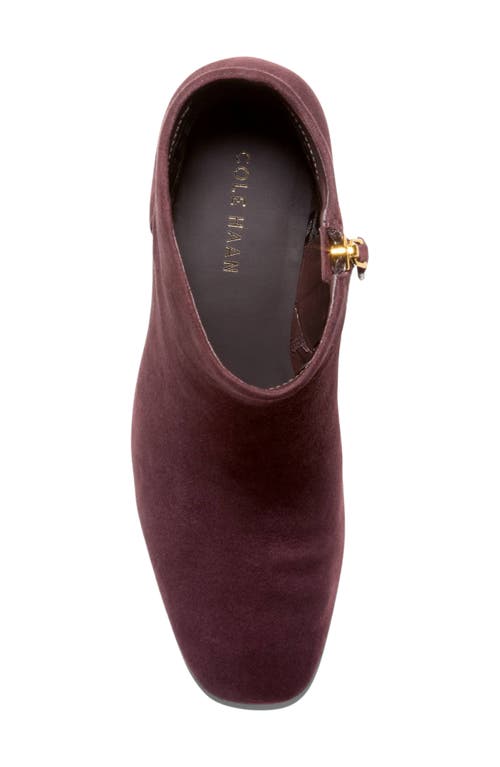 Cole Haan Gemma Bootie In Burgundy