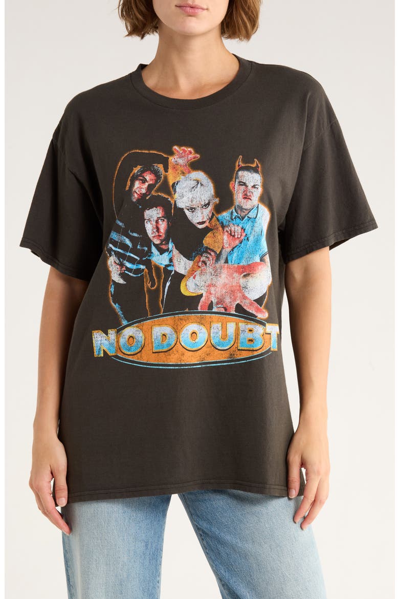 No Doubt Flaming Logo Graphic T-Shirt (Women) | Nordstromrack