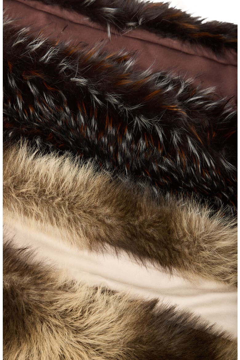 Faux Fur Collar, Alternate, color, BEIGE