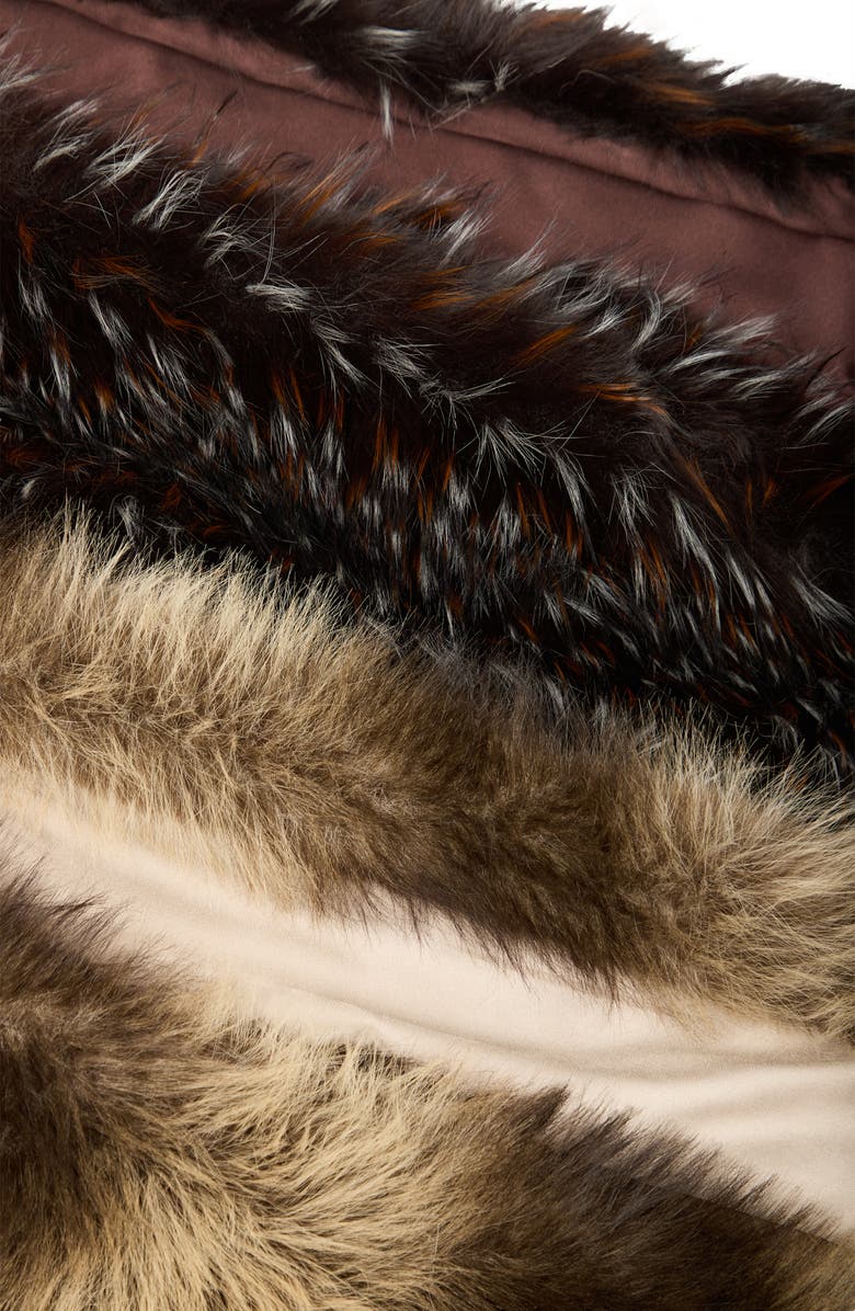 SAACHI Faux Fur Collar, Alternate, color, Beige