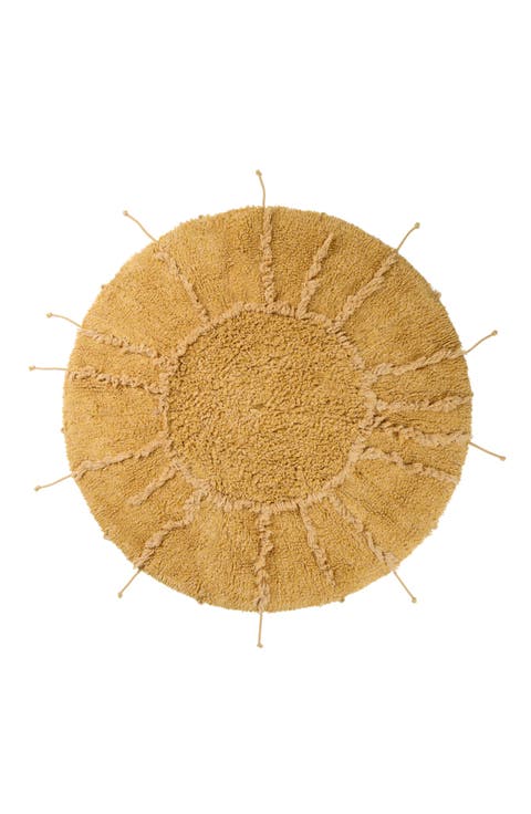 Moon Multishape Washable Cotton Blend Rug