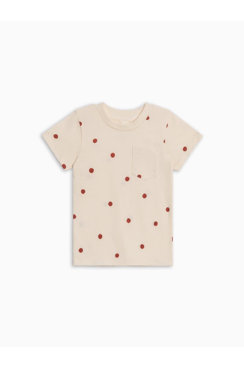 Organic Everest Short Sleeve Tee, Alternate, color, Barn Polka