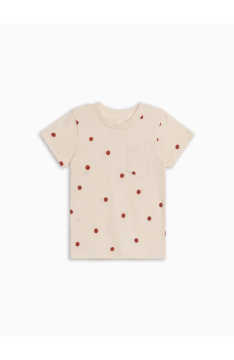 KENDI by Colored Organics Organic Everest Short Sleeve Tee, Alternate, color, Barn Polka