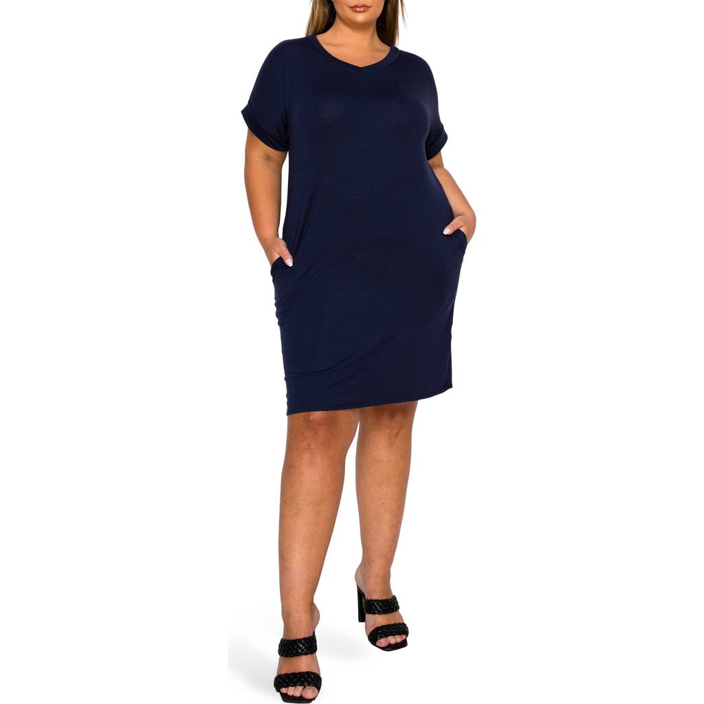 L I V D Mia Everyday T-shirt Dress In Blue