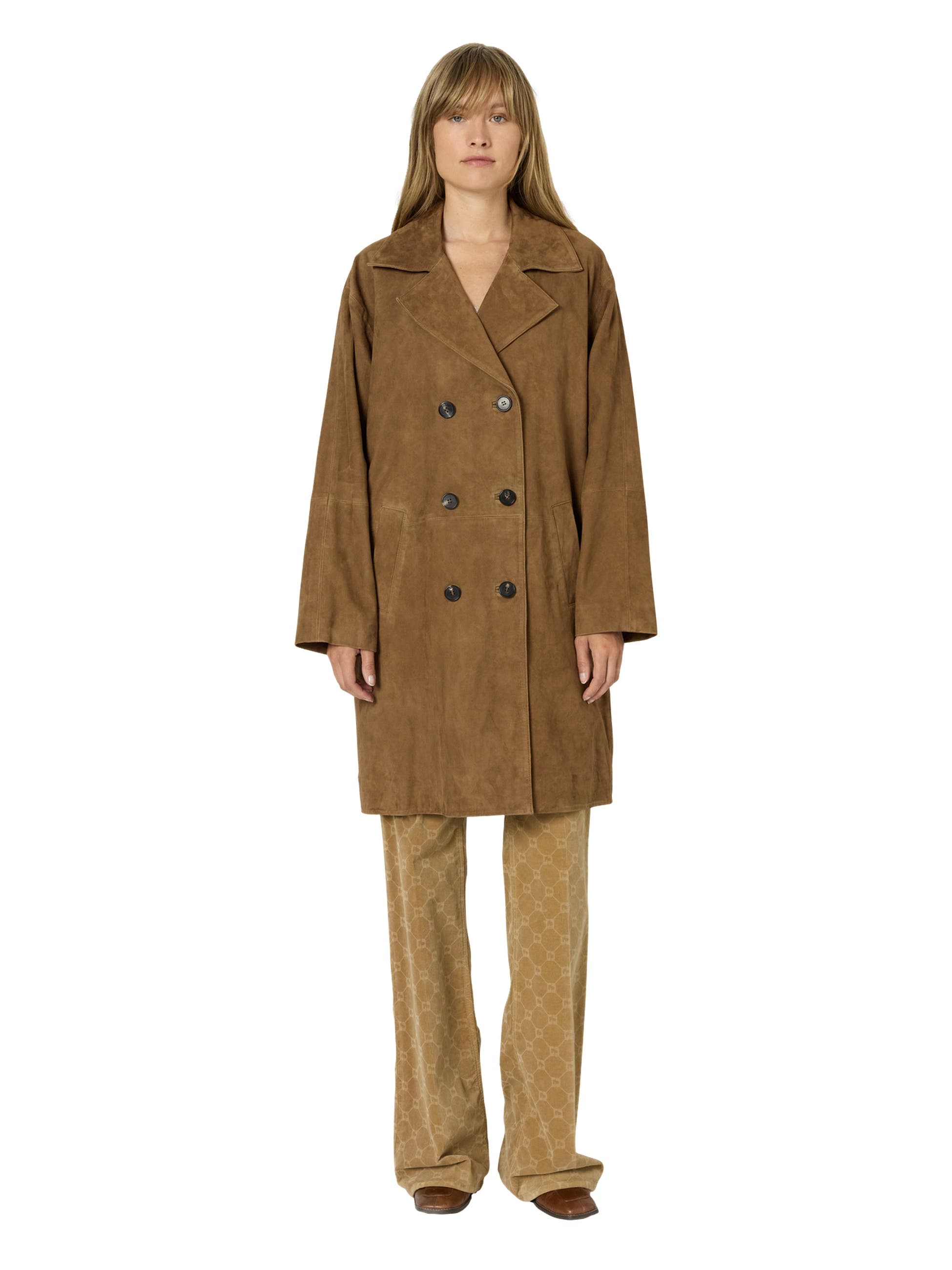 Manon Suede Double Breasted Jacket