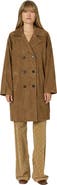 GERARD DAREL Manon Suede Double Breasted Jacket