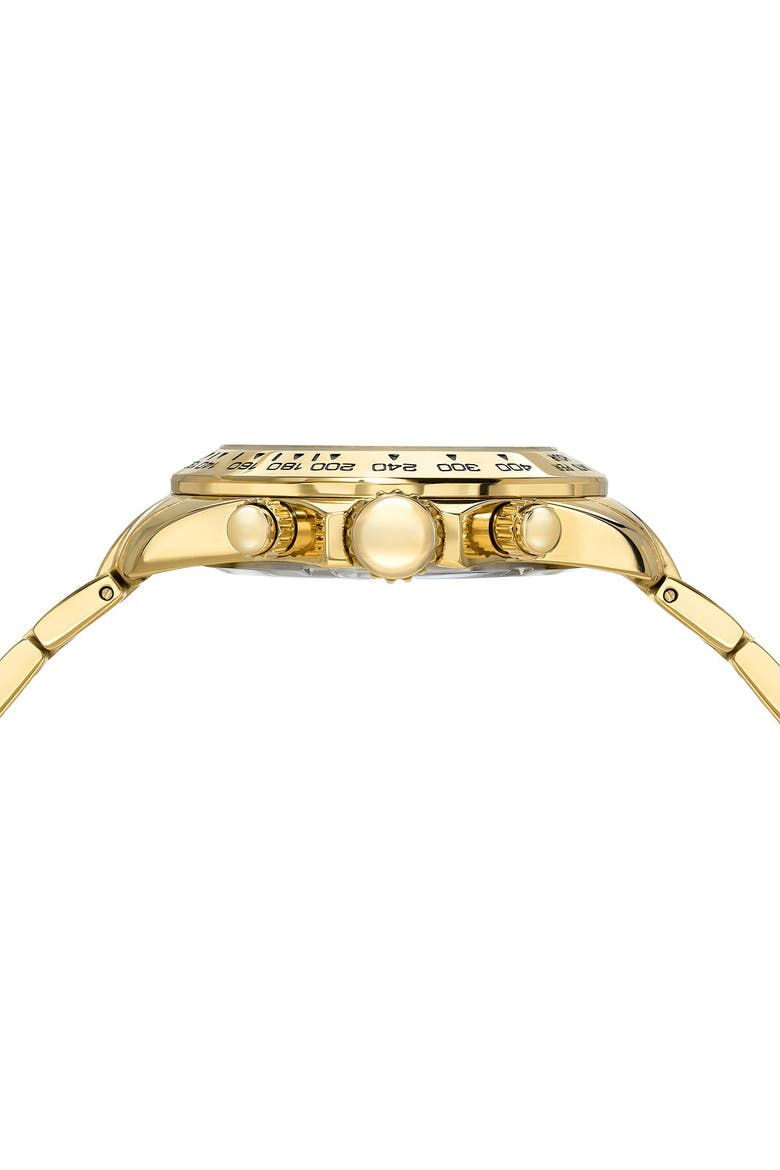 Alexis Multi-Function Bracelet Watch, 37mm, Alternate, color, GOLD-WHITE