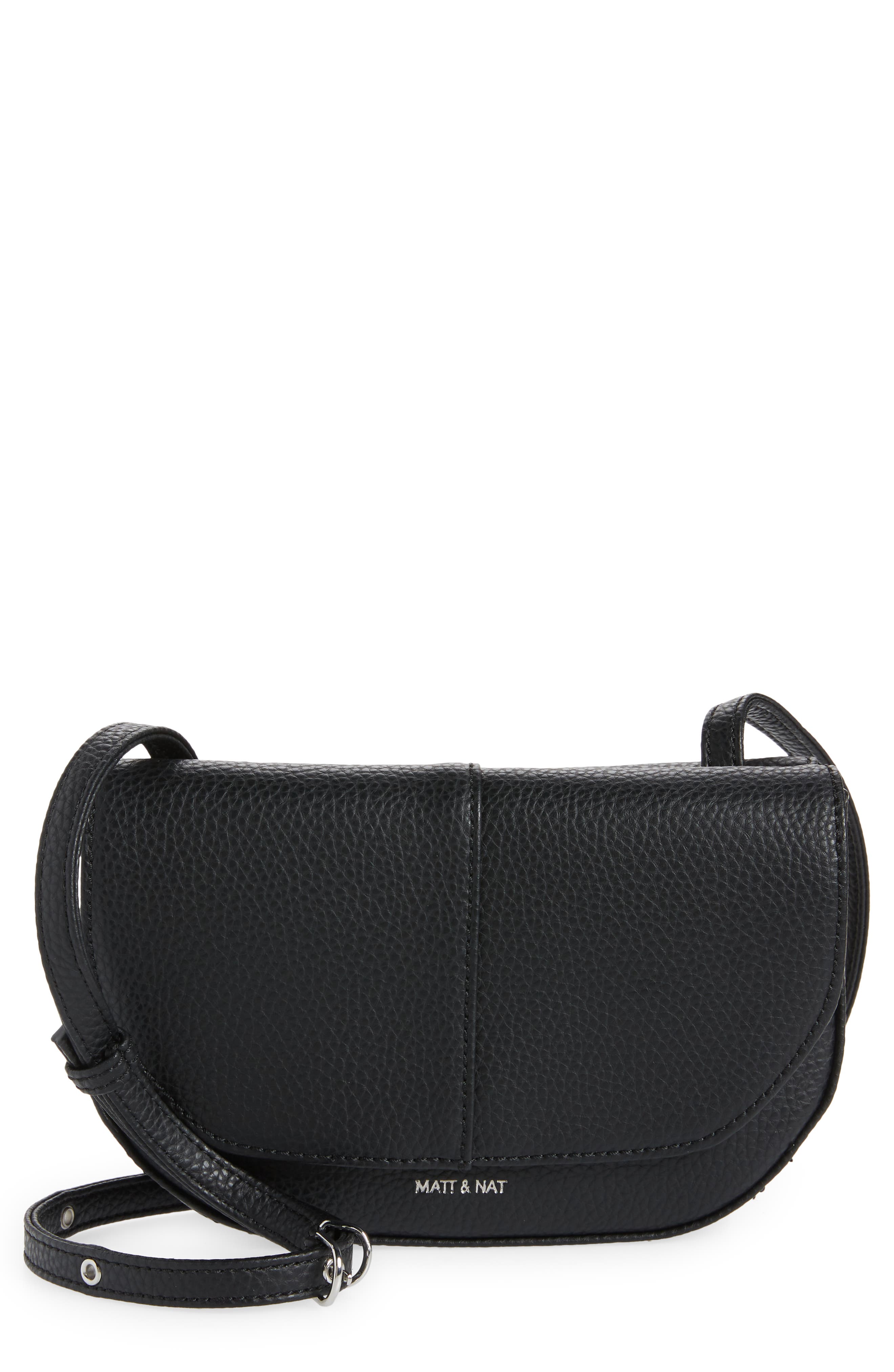 Matt & Nat Buda Vegan Leather Crossbody Bag, Main, color, 