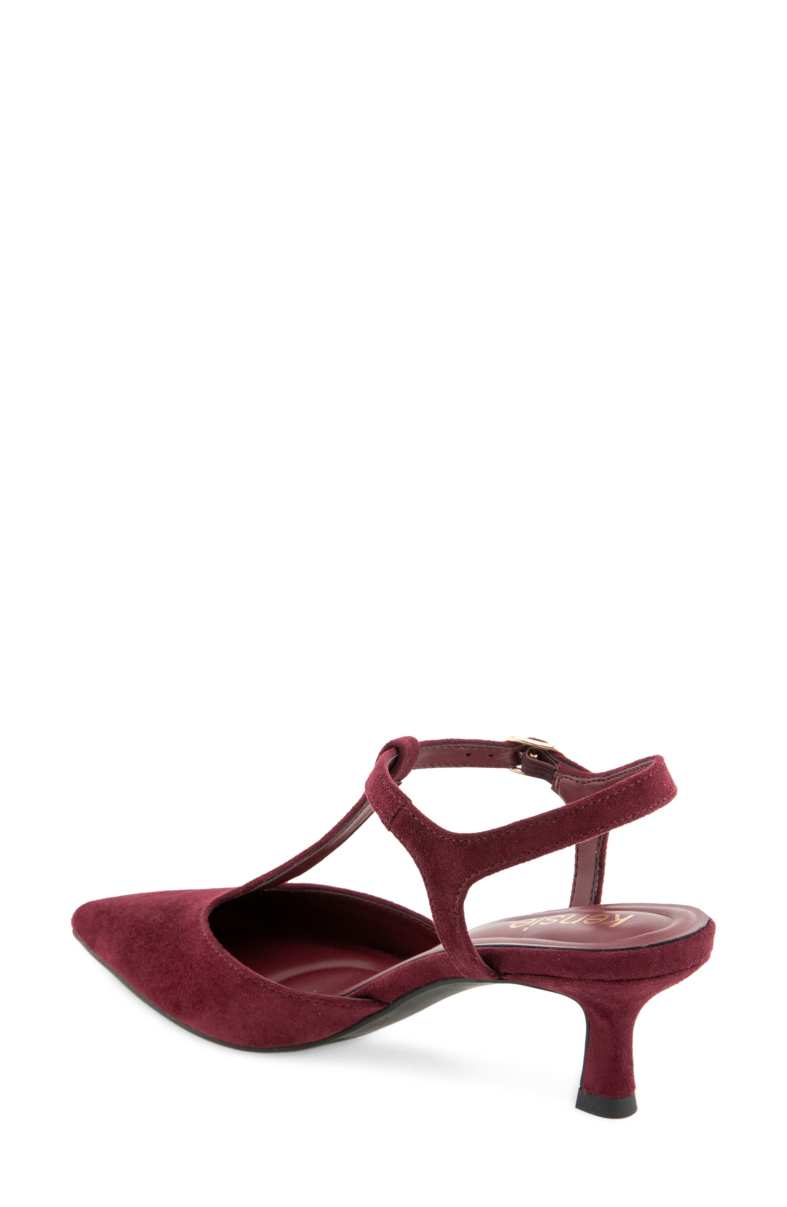 Odessa T-Strap Pump, Alternate, color, WINE