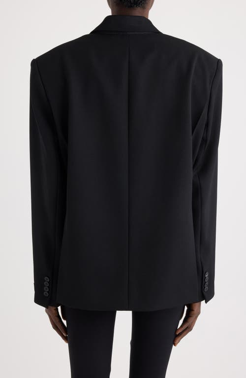 Jacquemus La Veste Carree Virgin Wool Blazer In Black