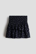 H&M Crinkled Tiered Skirt