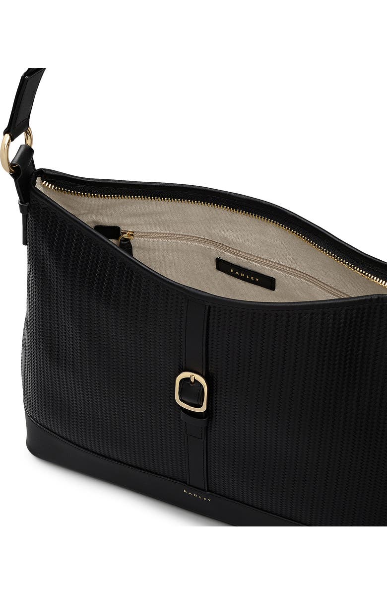 Radley Ebury - Weave Medium Ziptop Shoulder Bag, Alternate, color, Black