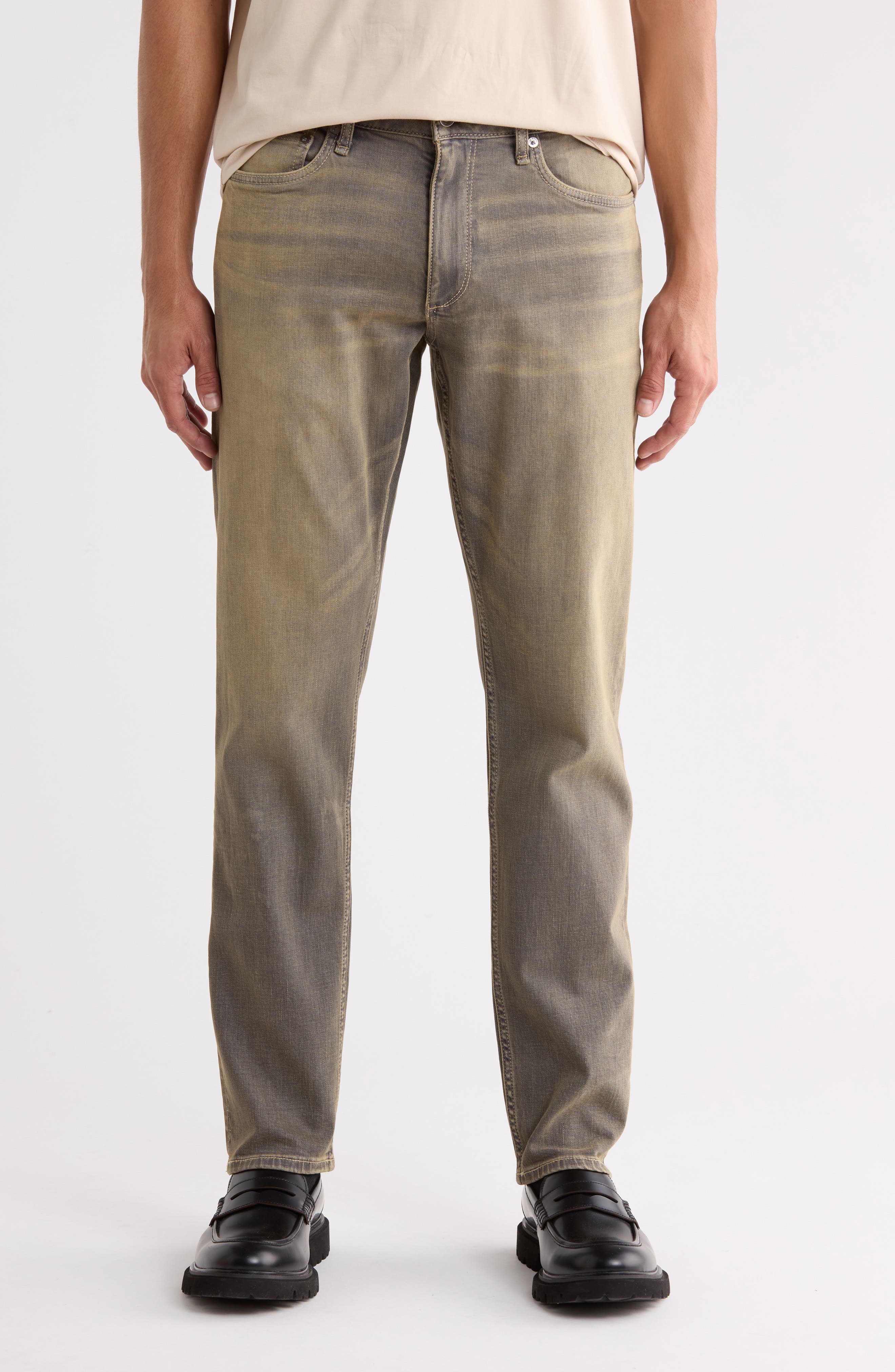 Fit 3 Authentic Stretch Slim Straight Leg Jeans