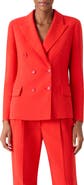 Akris Azalea Wool Double Breasted Jacket