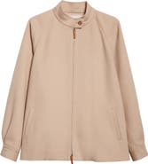 Lafayette 148 New York Oversize Camel Hair Bomber Jacket