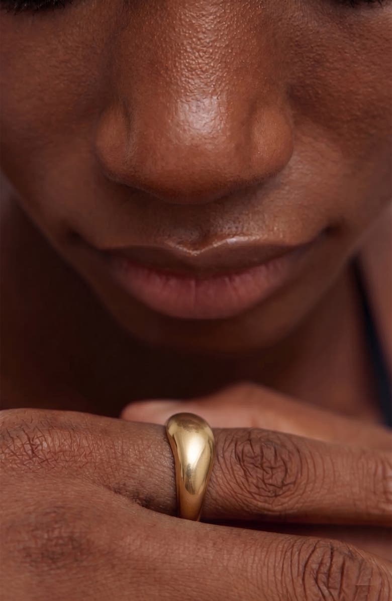 YOJ Ine Ring in Gold, Alternate, color, Gold