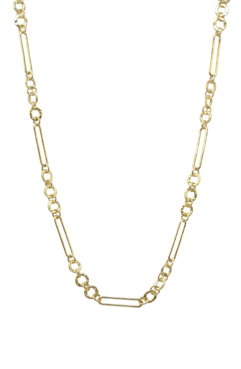 Armenta Sueno Paper Clip Chain Necklace, Main, color, Gold