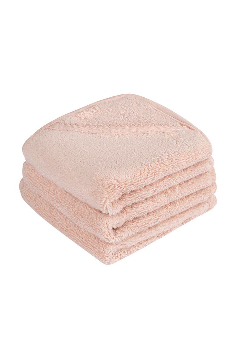 Baby Towel Wash Cloth Pink 3 Pack, Alternate, color, Pink