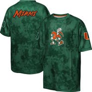 Outerstuff Youth Outerstuff Green Miami Hurricanes Off-Side Sublimated T-Shirt