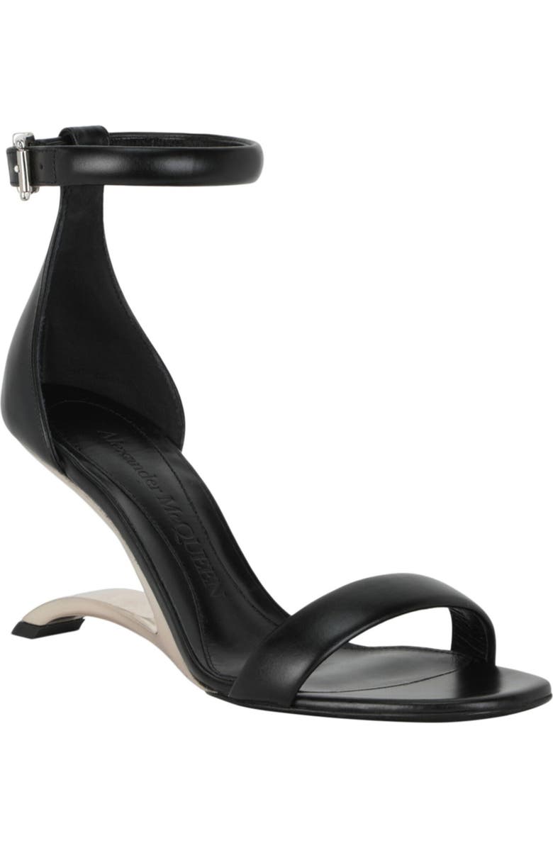 McQueen Arc Ankle Strap Sandal, Main, color,