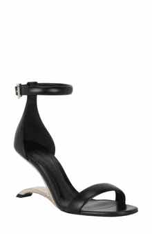 McQueen Arc Ankle Strap Sandal
