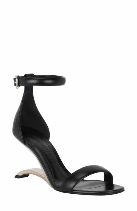McQueen Arc Ankle Strap Sandal