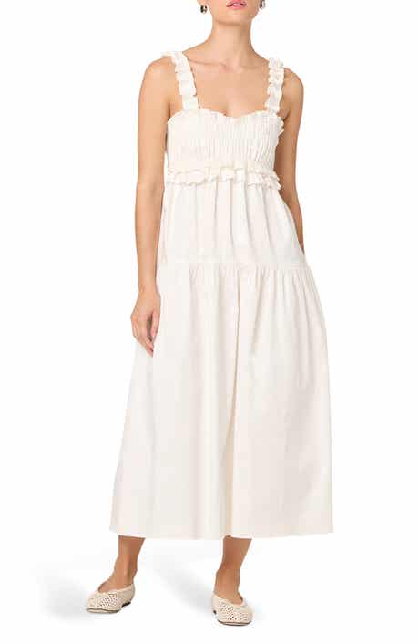 Orenthia Ruffle Strap Midi Dress