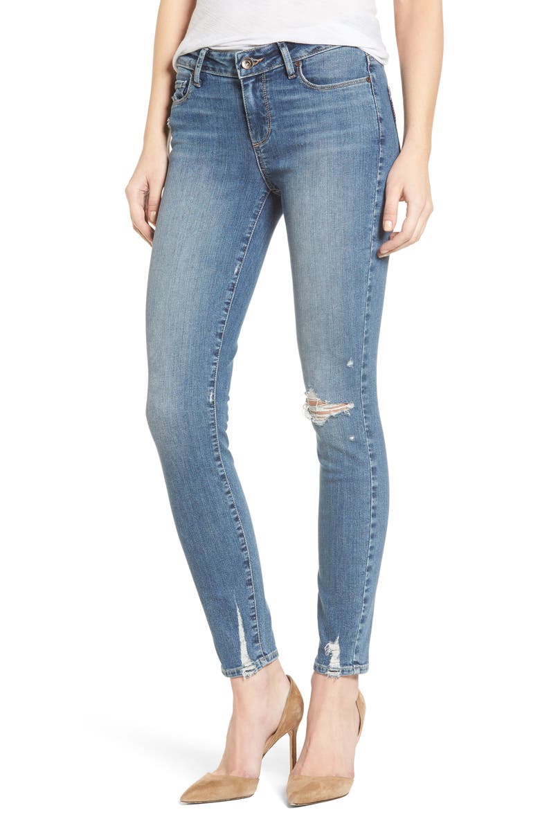 PAIGE Verdugo Distressed Ultra Skinny Jeans, Main, color, 