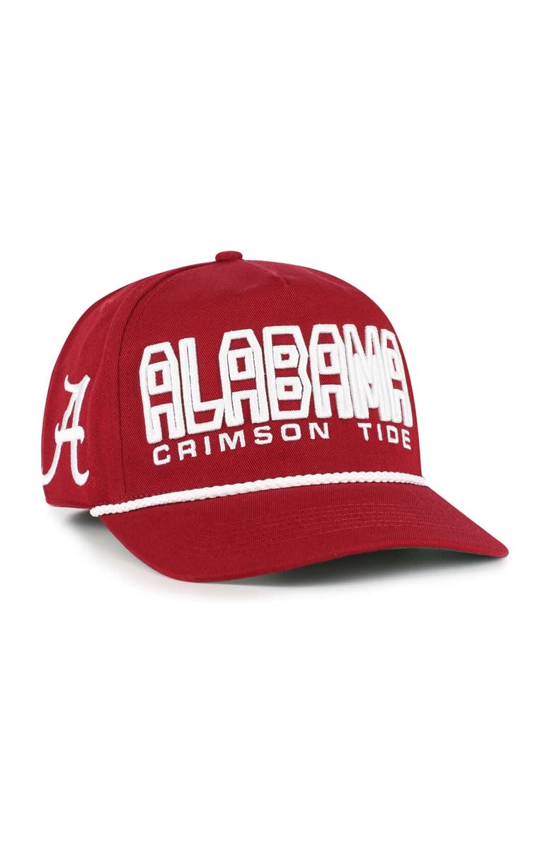 '47 Youth '47 Crimson Alabama Crimson Tide Byline Hitch Adjustable Hat, Main, color, Crimson