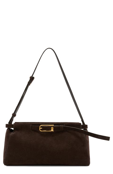 Oriana Leather Hobo Shoulder Bag